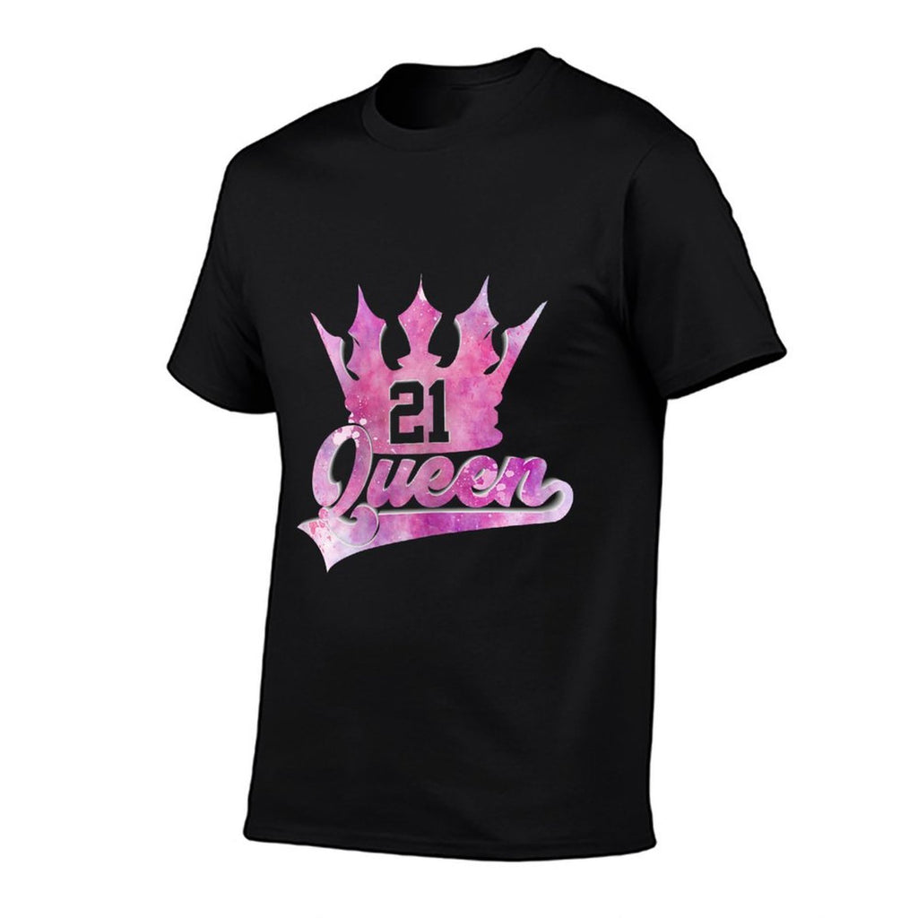 SWEET 21 QUEEN WOMEN 21ST BIRTHDAY  Soft T-Shirt