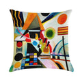 Kandinsky - Swinging Soft Anti-Pilling Throw Pillow