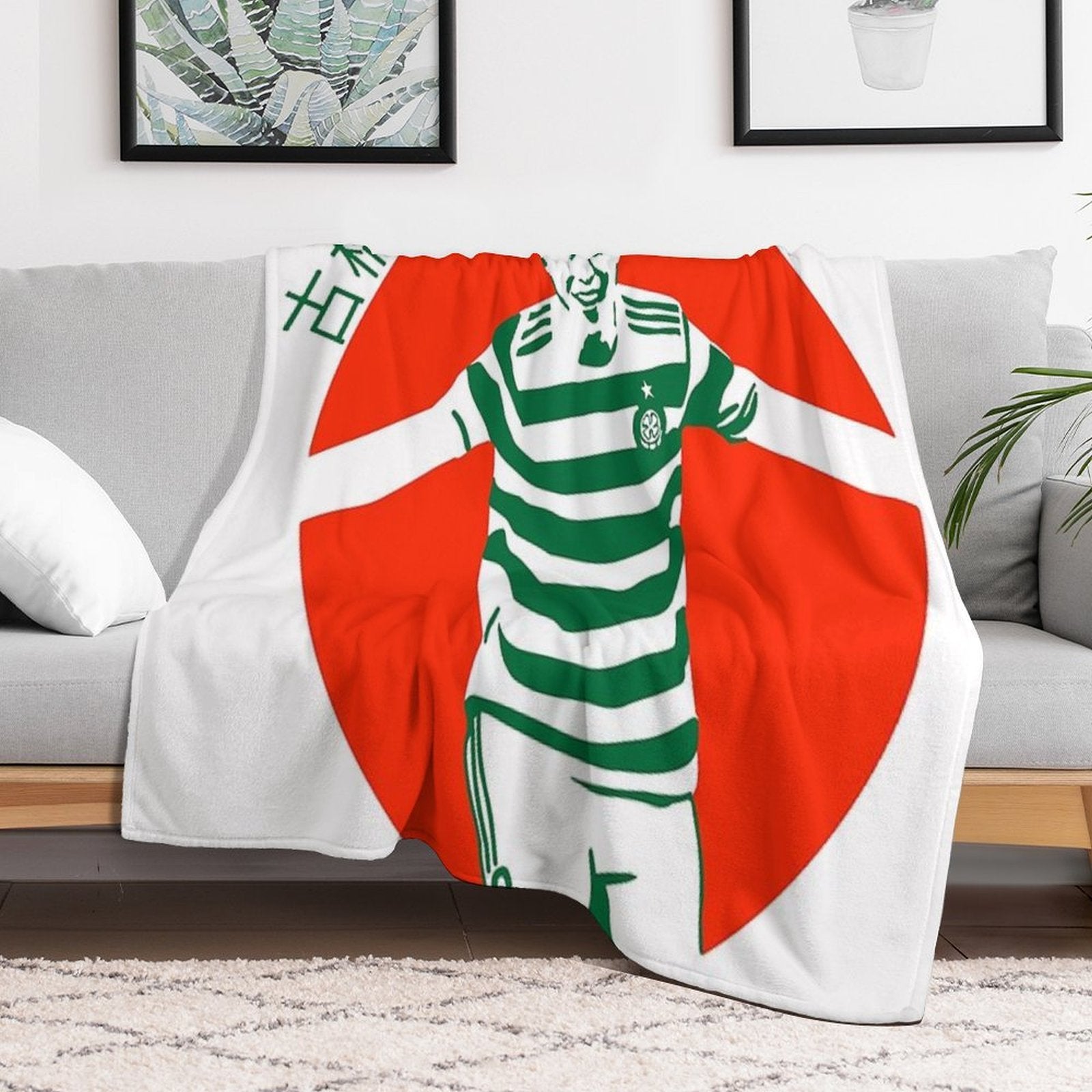 古橋 亨梧 Kyogo Furuhashi Premium Throw Blanket