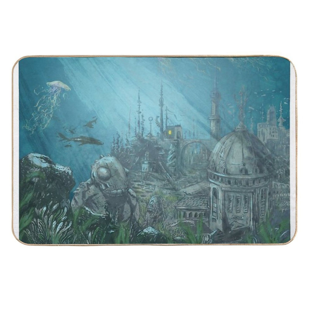Undersea City - Innsmouth  Toxin-Free Bath Mat