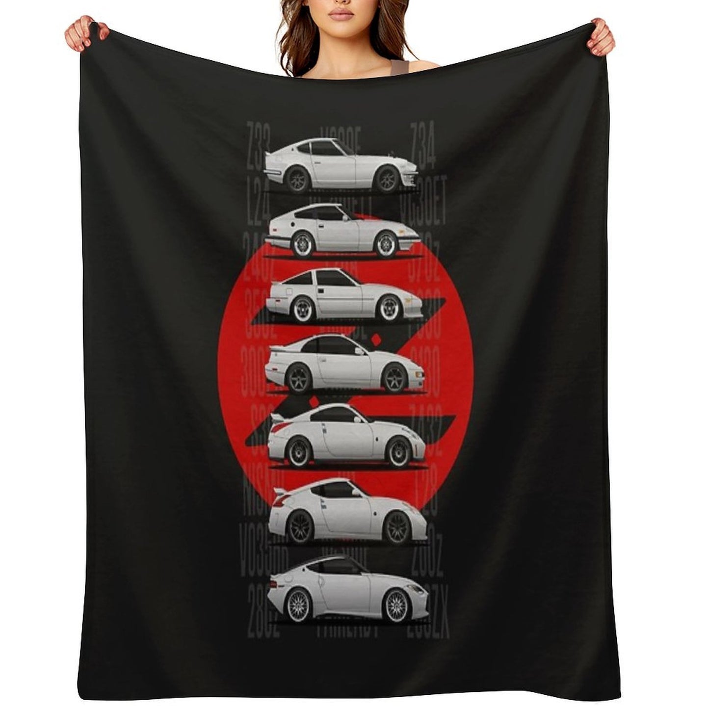 Z Generations (White) Plush Throw Blanket