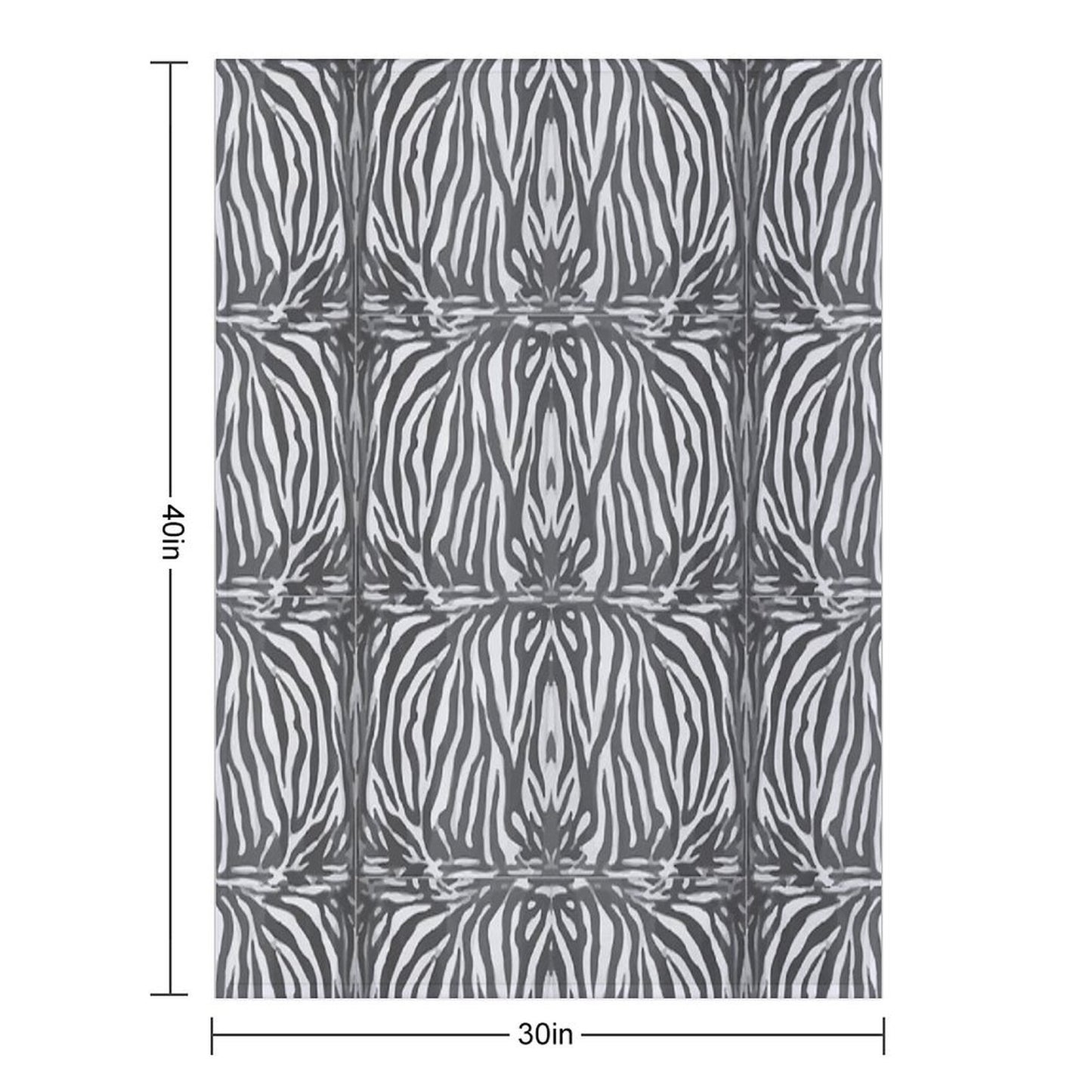 ZEBRA Simple Design Anti-pilling Throw Blanket