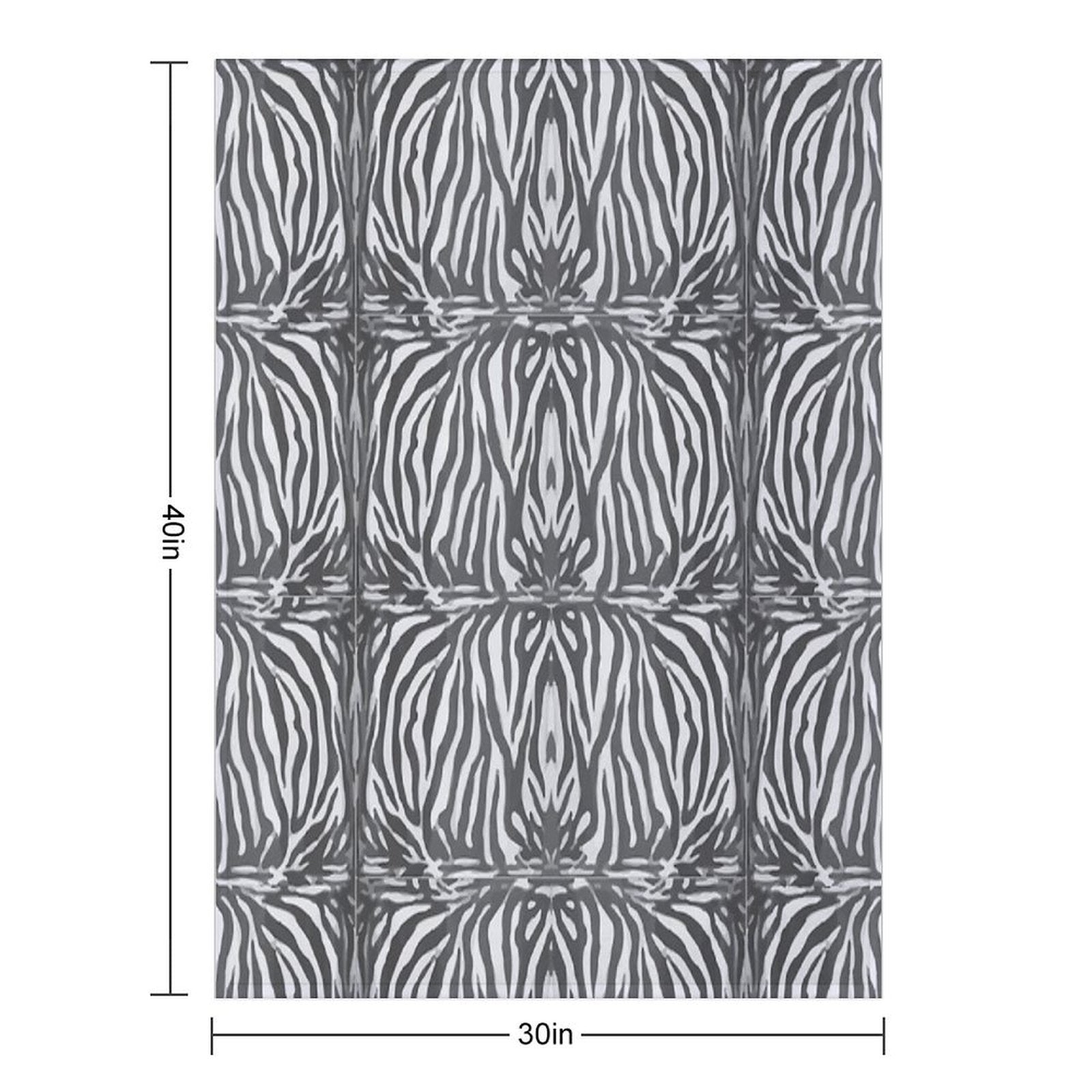 ZEBRA Simple Design Anti-pilling Throw Blanket