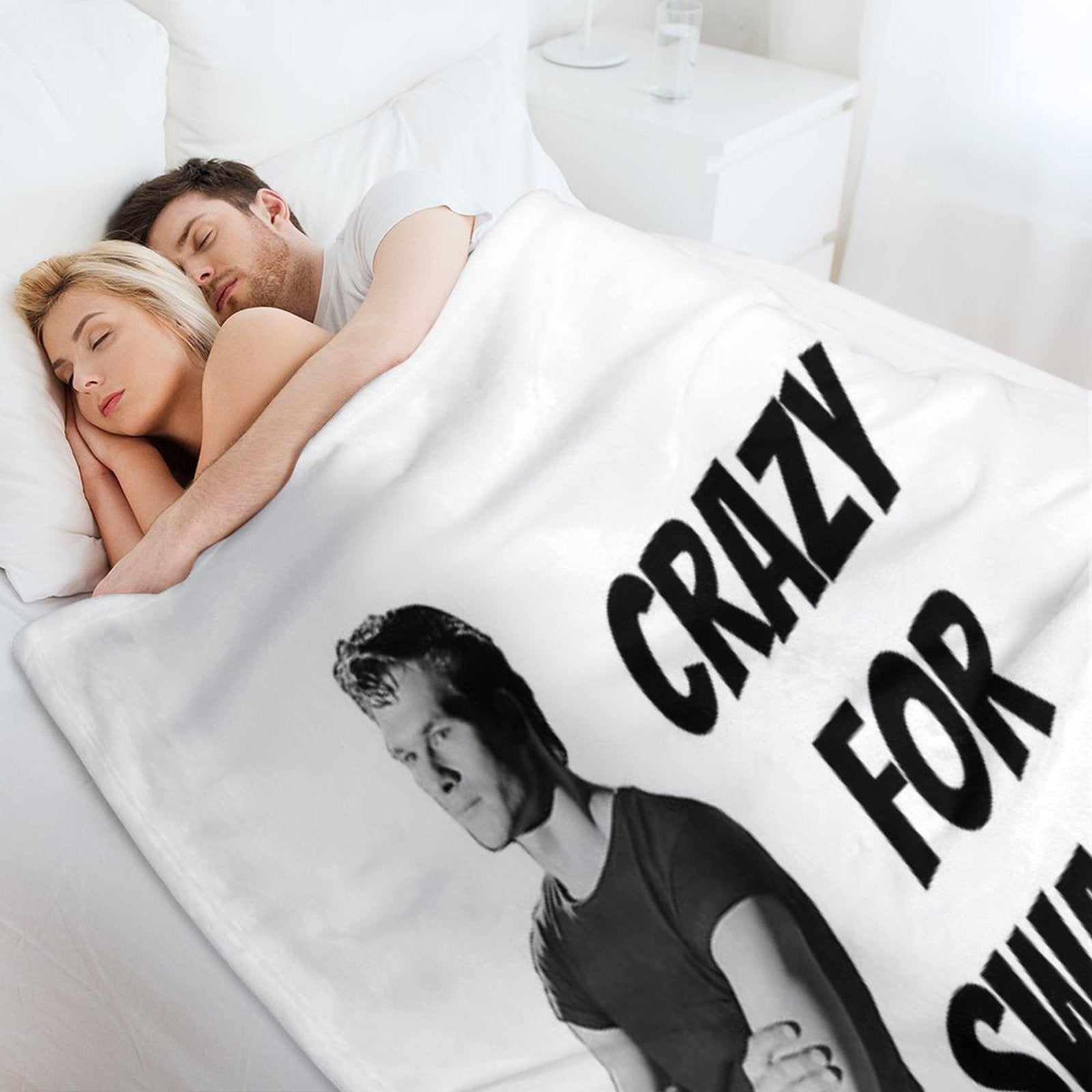 Crazy for Swayze Comfort Throw Blanket