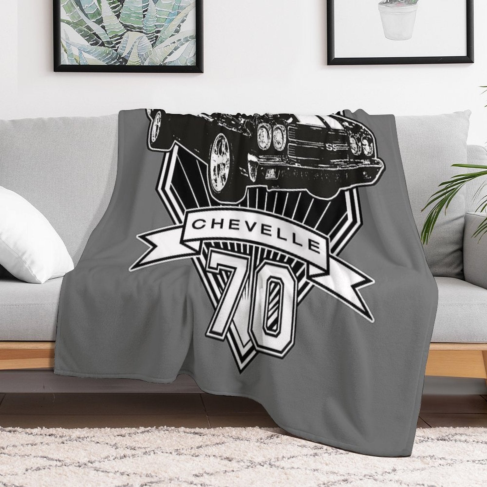 70 Chevelle Premium Throw Blanket