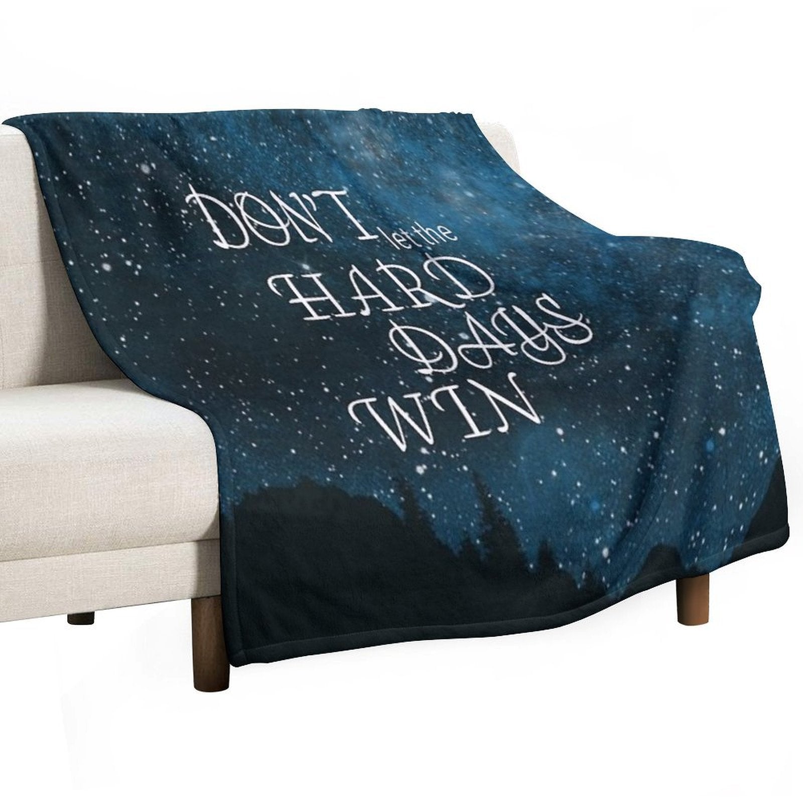 Don't Let The Hard Days Win - Sarah J Maas Anti-pilling Throw Blanket
