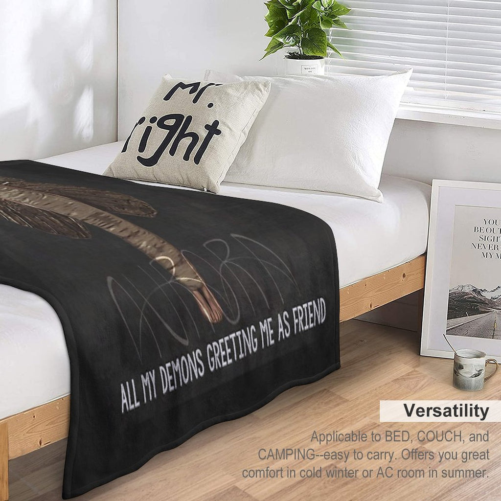 All My Demons Comfort Throw Blanket