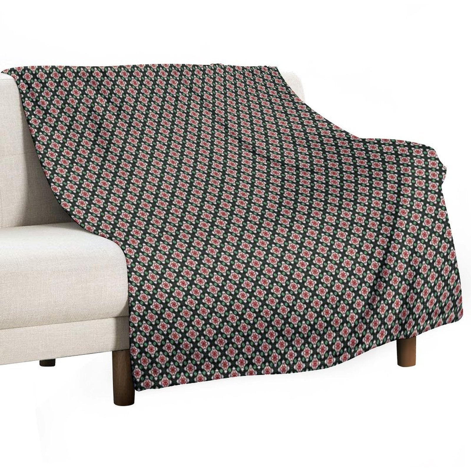 Earth Tones Wild Tiered Diamonds All-season Throw Blanket