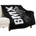 BMX Bike Hobby Sport BMX Gift Idea Comfort Throw Blanket