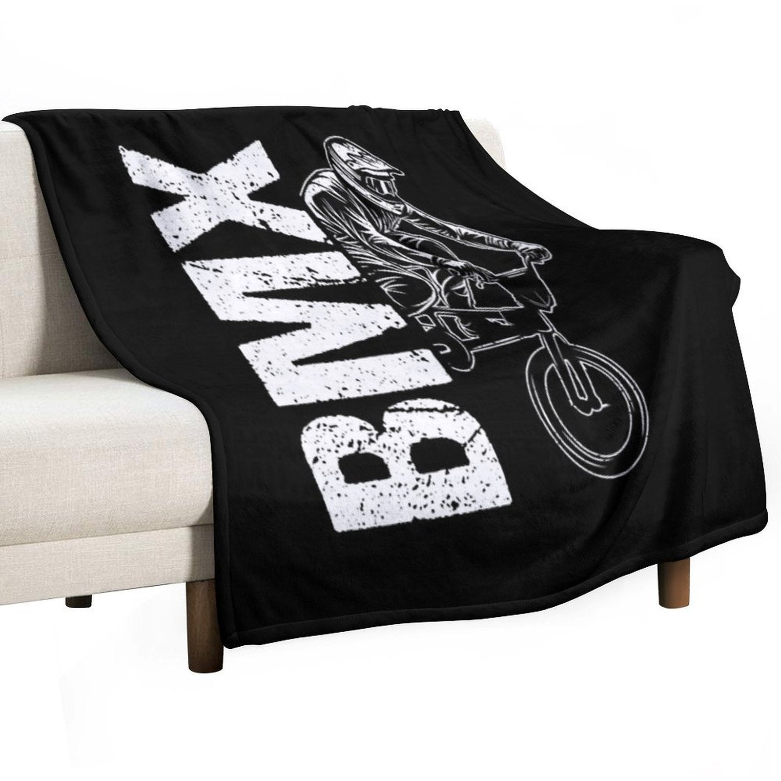 BMX Bike Hobby Sport BMX Gift Idea Comfort Throw Blanket