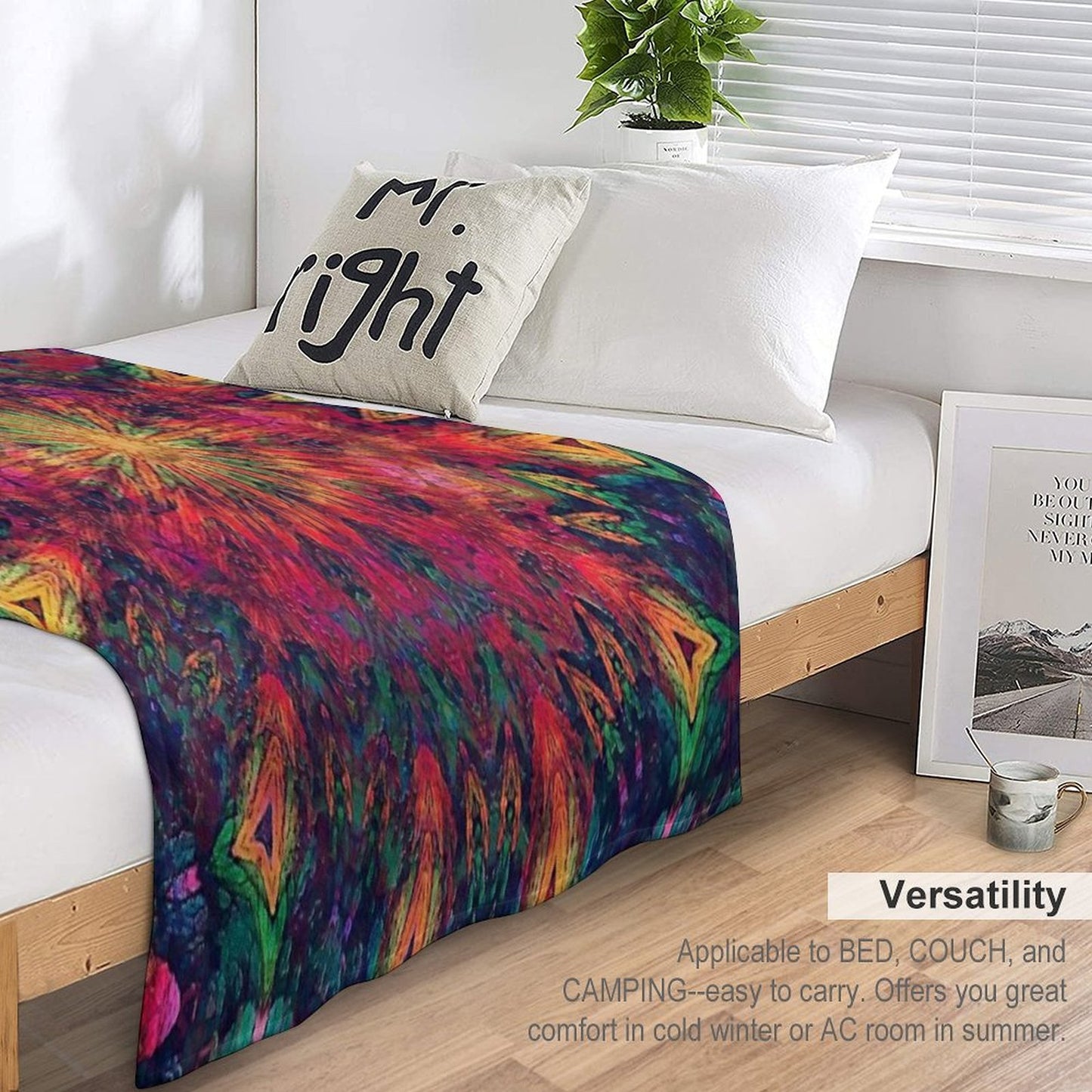 Mandala Love Compact Throw Blanket