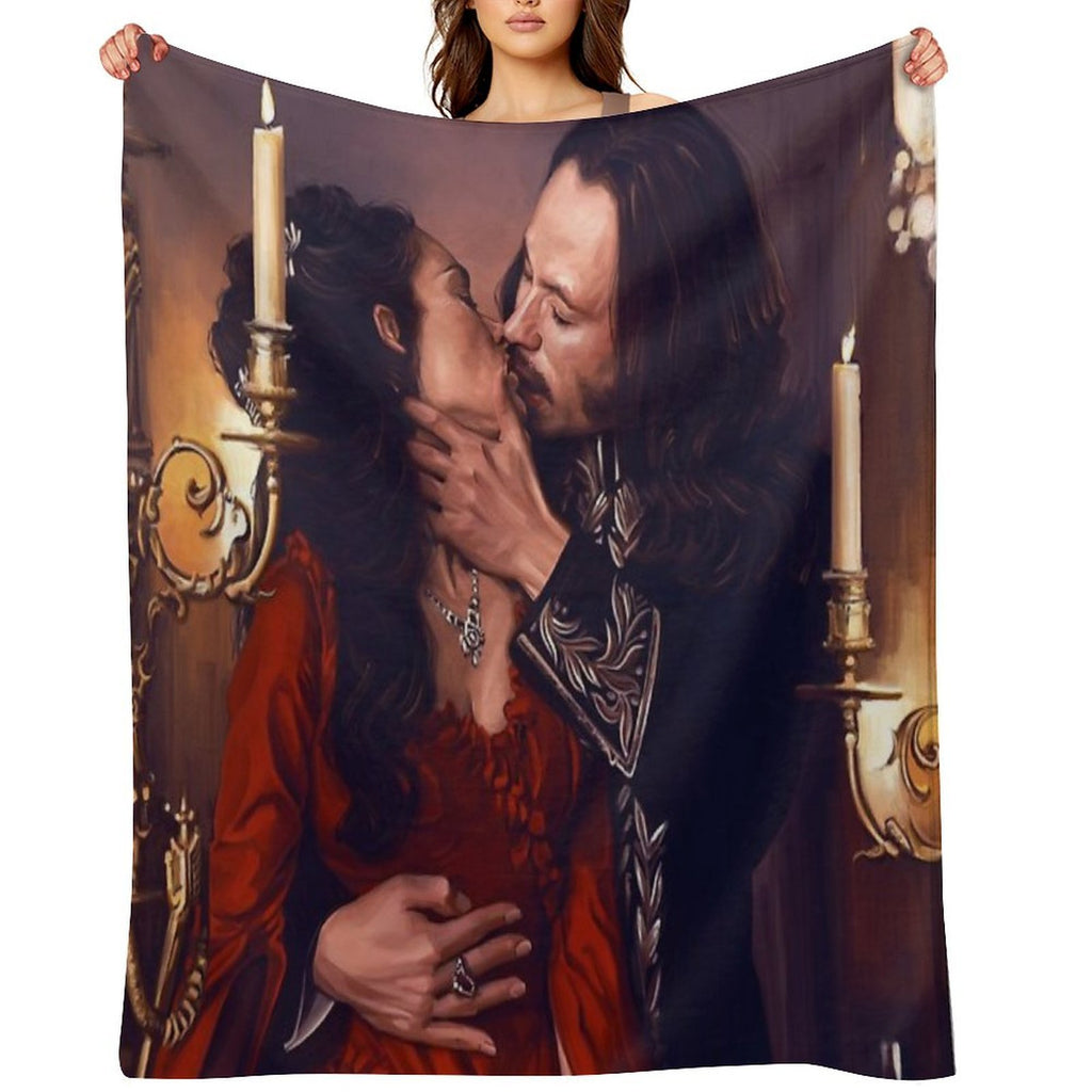 Dracula Plush Throw Blanket