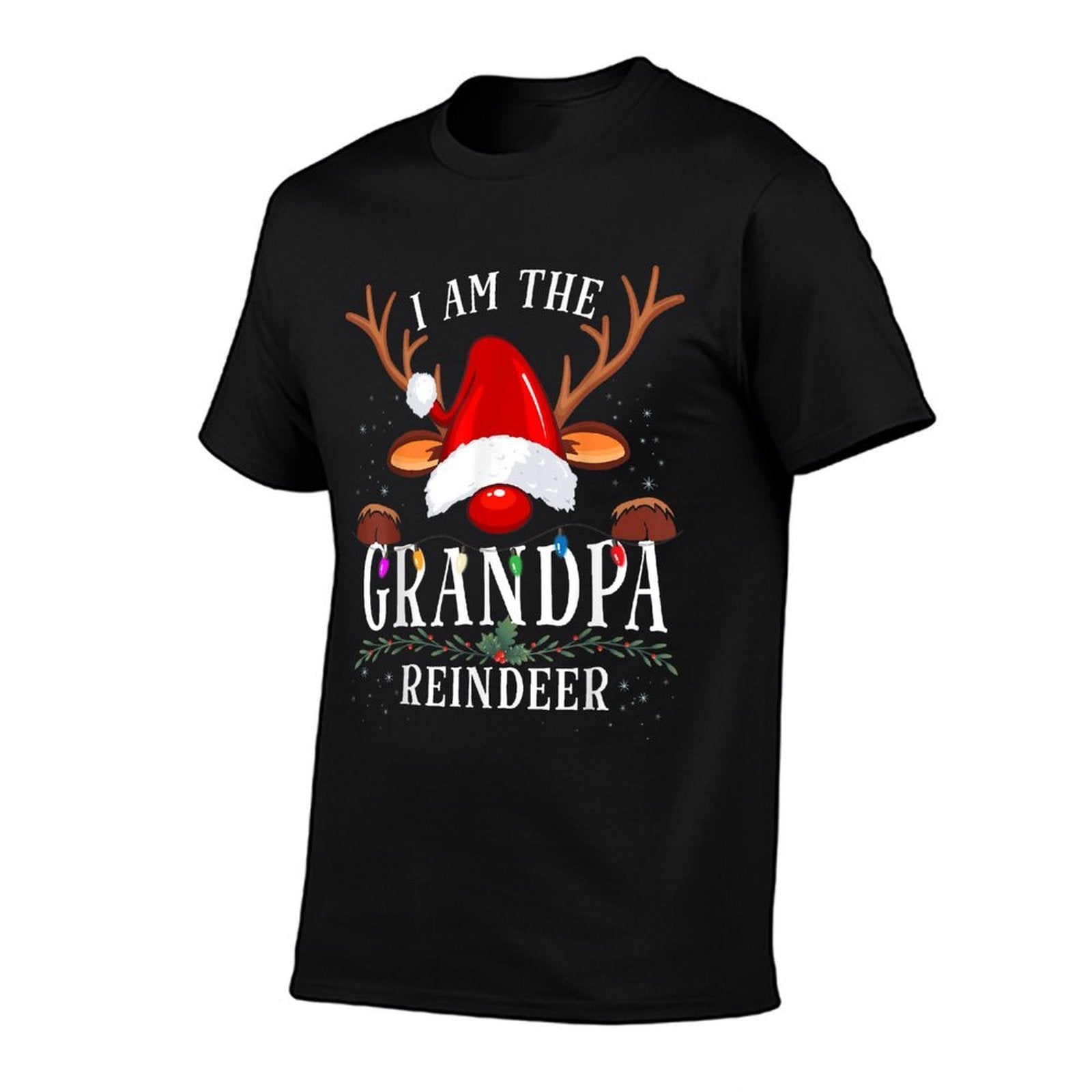 I Am The Grandpa Reindeer Christmas Family  Soft T-Shirt
