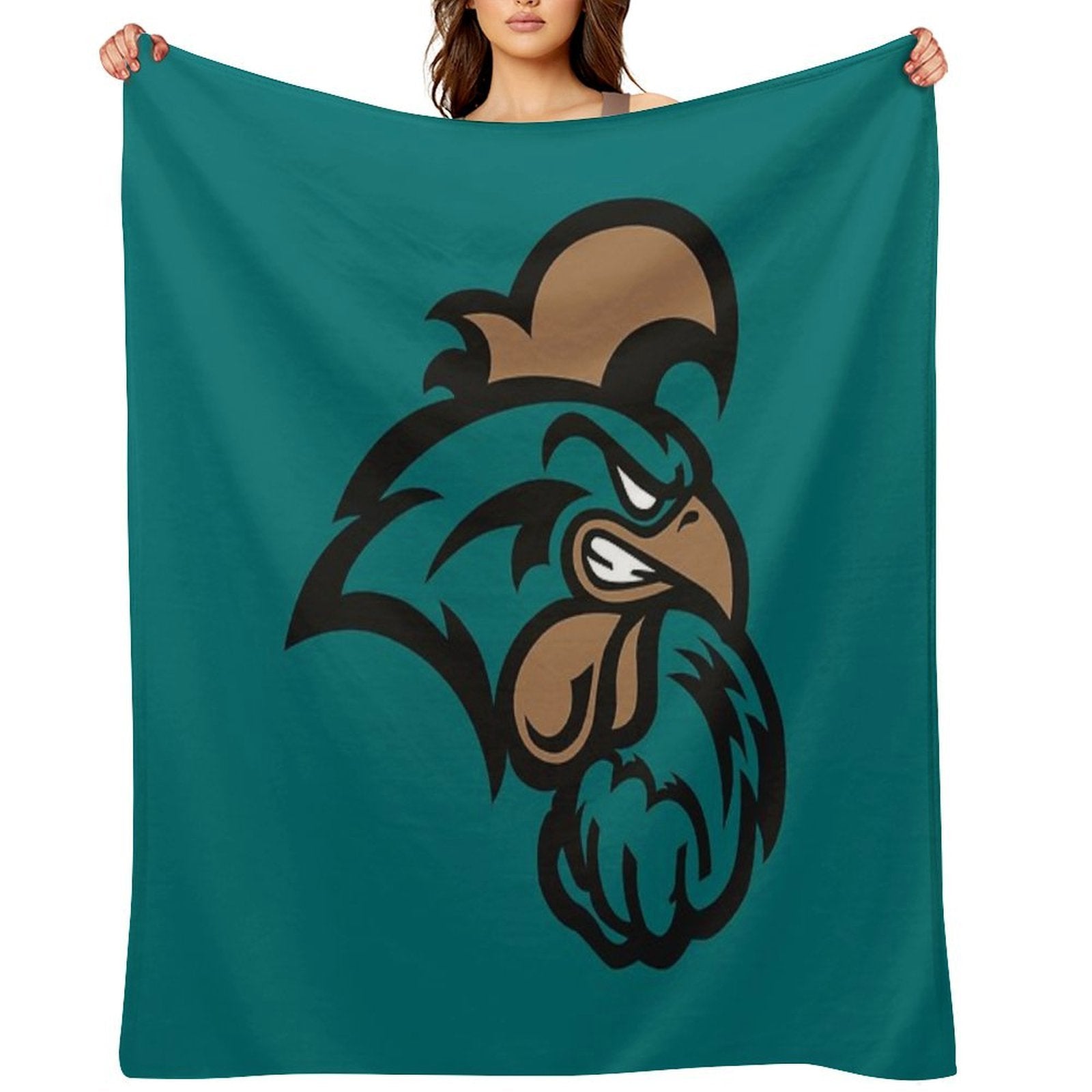 The Coastal Carolina Chanticleers Machine-washable Throw Blanket