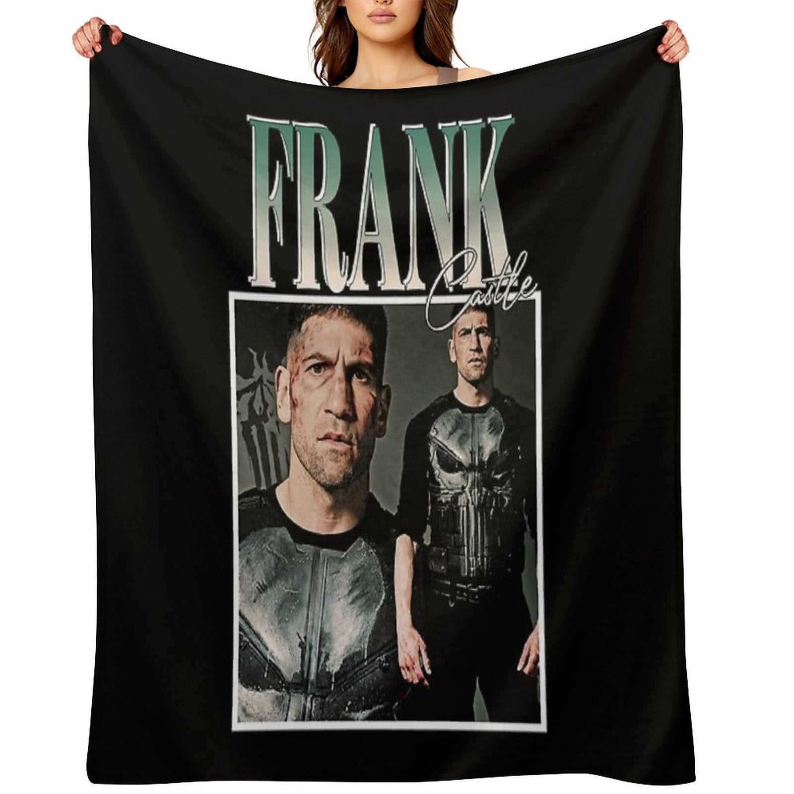 Art Frank Castle Vintage Retro Durable Throw Blanket