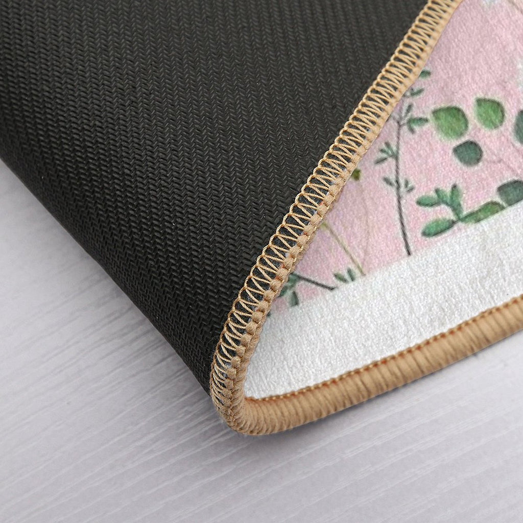 New Collection Pink Nature  Multi-Purpose Bath Mat