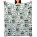 Chromatic Vintage Caravan Pattern Compact Throw Blanket