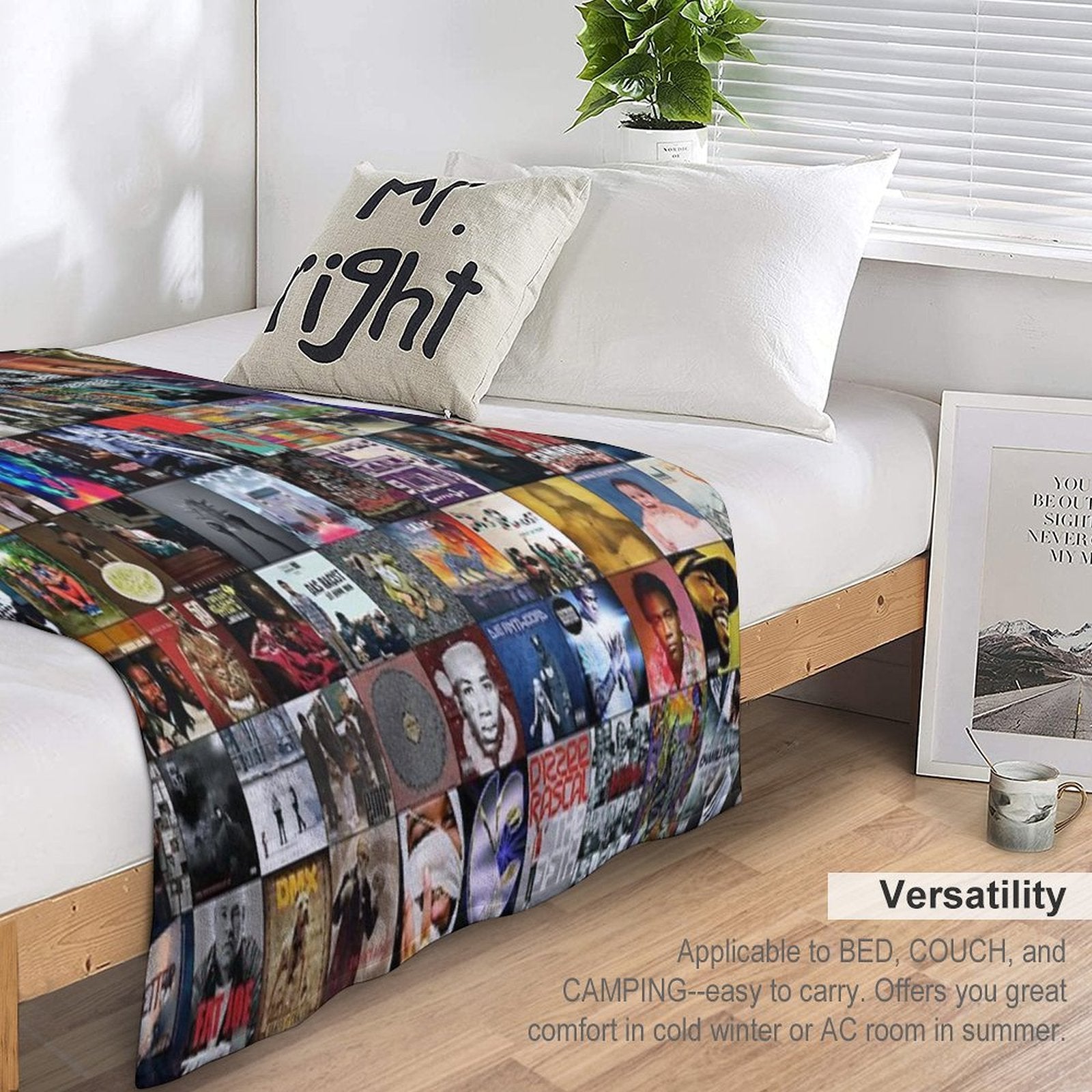 Rap Music Albums Multi-functional Throw Blanket