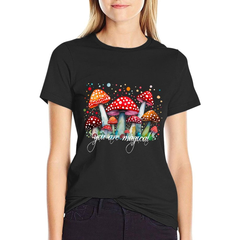 YOU ARE MAGICAL Mushrooms Different Lovely Special Unique  Vintage-inspired T-Shirt