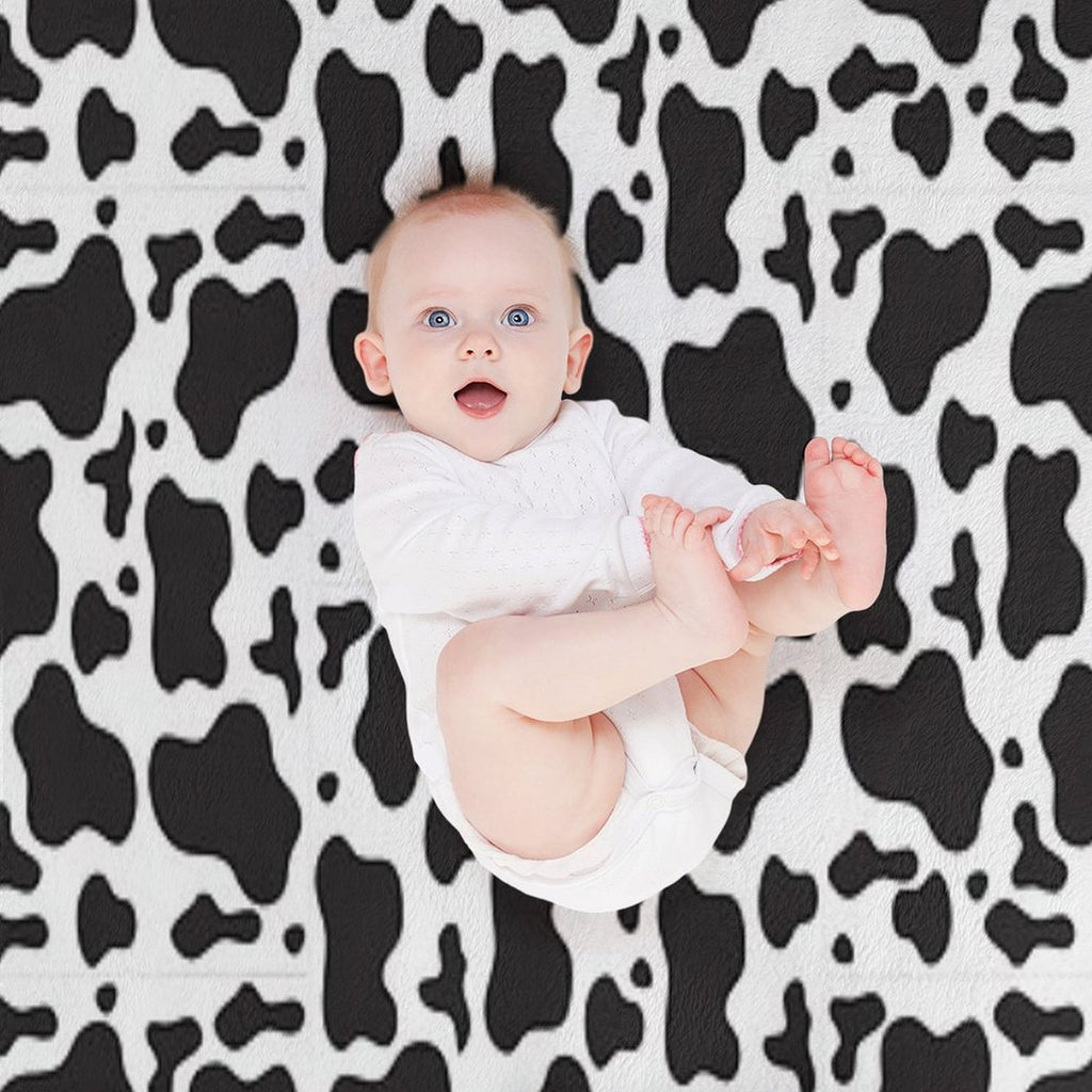 Cow Print Duvet Cover Velvety-soft Throw Blanket