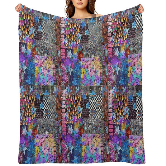 Printed Symphony Anti-pilling Throw Blanket