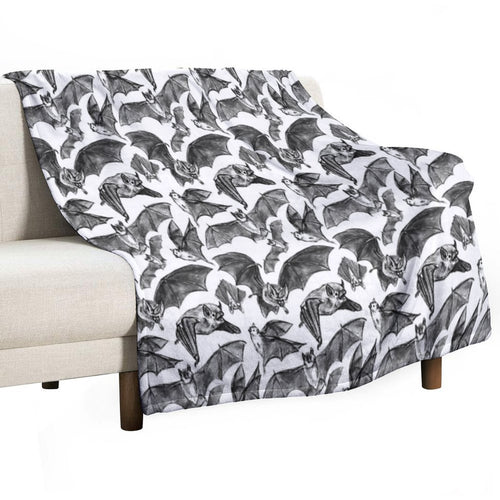 Bat Pattern Wrinkle-free Throw Blanket