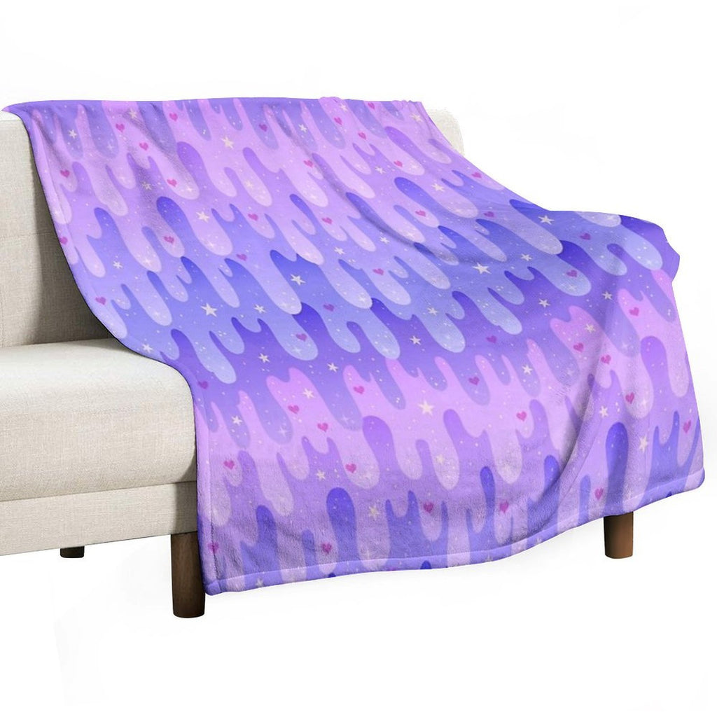 Lavender Slime Versatility Throw Blanket