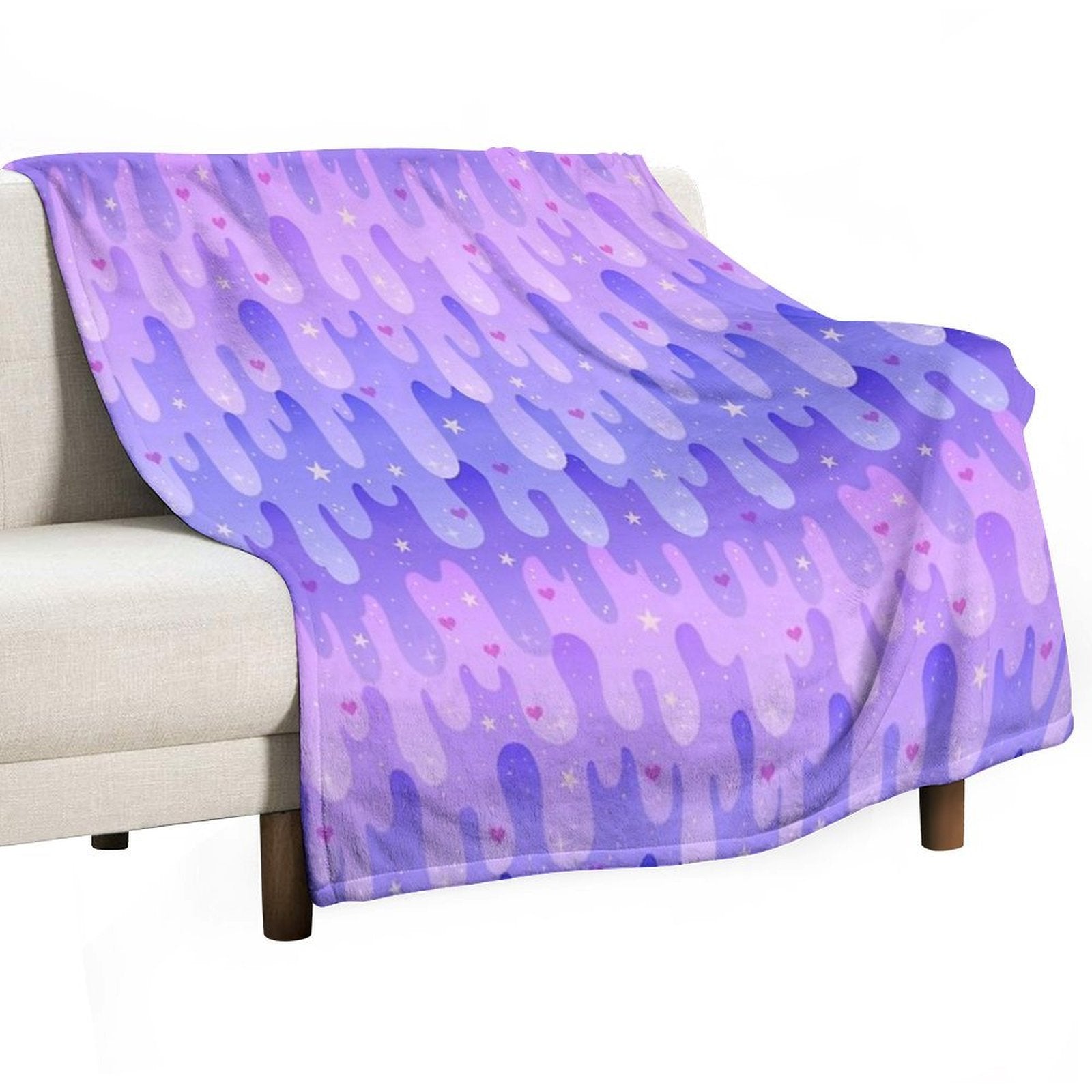 Lavender Slime Versatility Throw Blanket