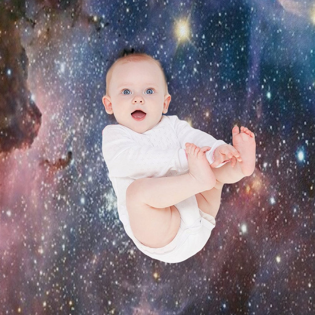Galaxy - Nebula 01 Compact Throw Blanket