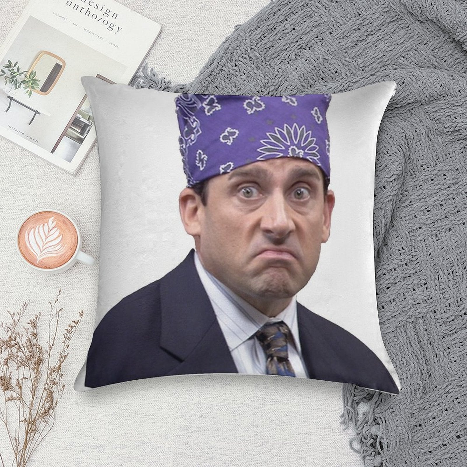 Prison Mike Full Color Soft Gift Ready Throw Pillow