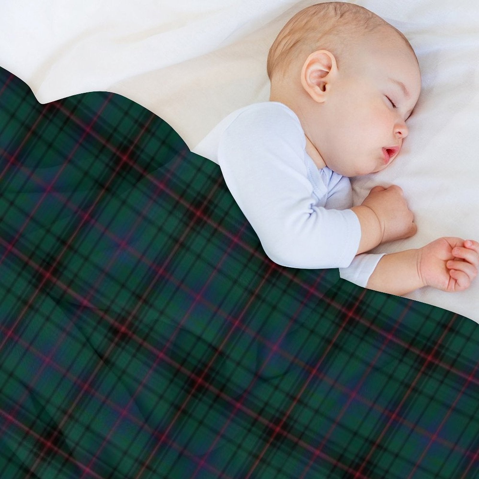 Clan Davidson Tartan Plush Throw Blanket