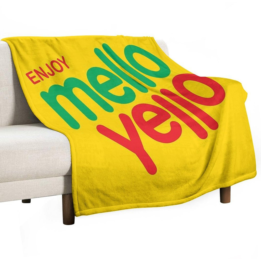 Enjoy Mello Yello Shrink-resistant Throw Blanket