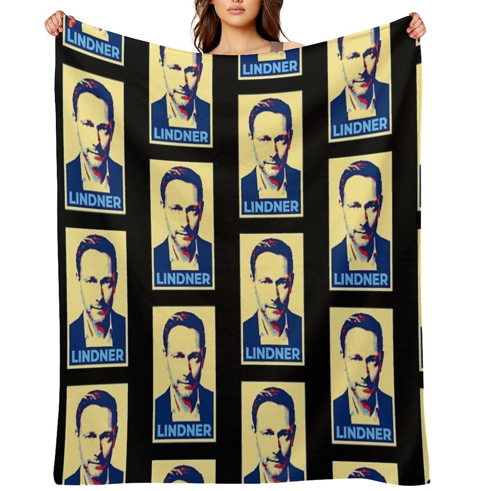 Legend CHRISTIAN LINDNER Minister of Finance Machine-washable Throw Blanket