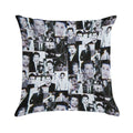 Patrick Dempsey Collage Soft Luxury Feel Throw Pillow