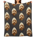 Cavapoo Cockapoo Doodle Cuteness Velvety-soft Throw Blanket