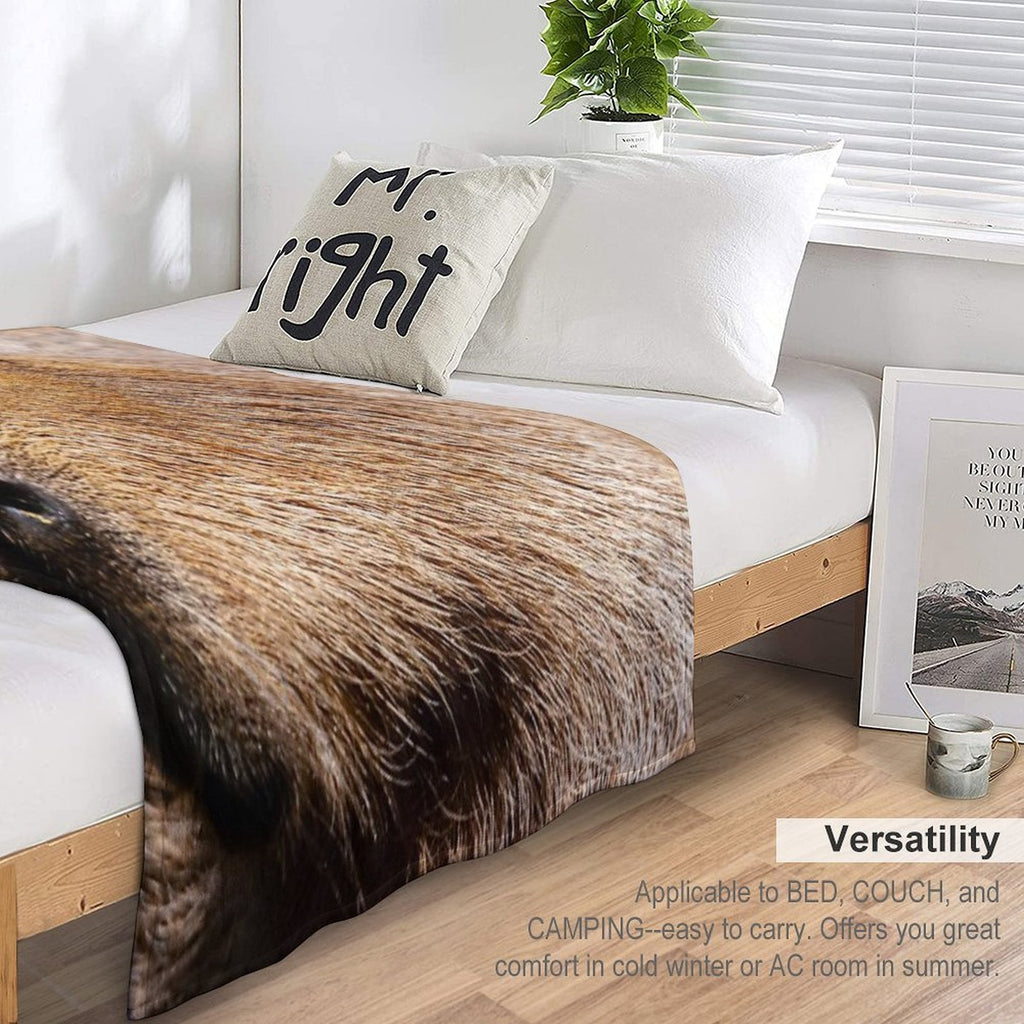Capybara Profile Multi-functional Throw Blanket