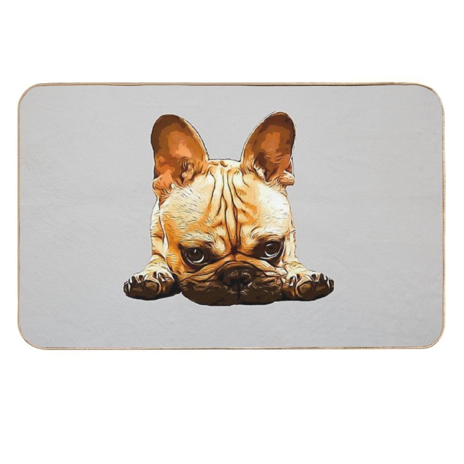 French Bulldog Puppy Cute  Slip-Resistant Bath Mat