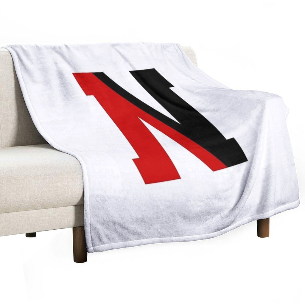 NORTHEASTERN LOGO Compact Throw Blanket