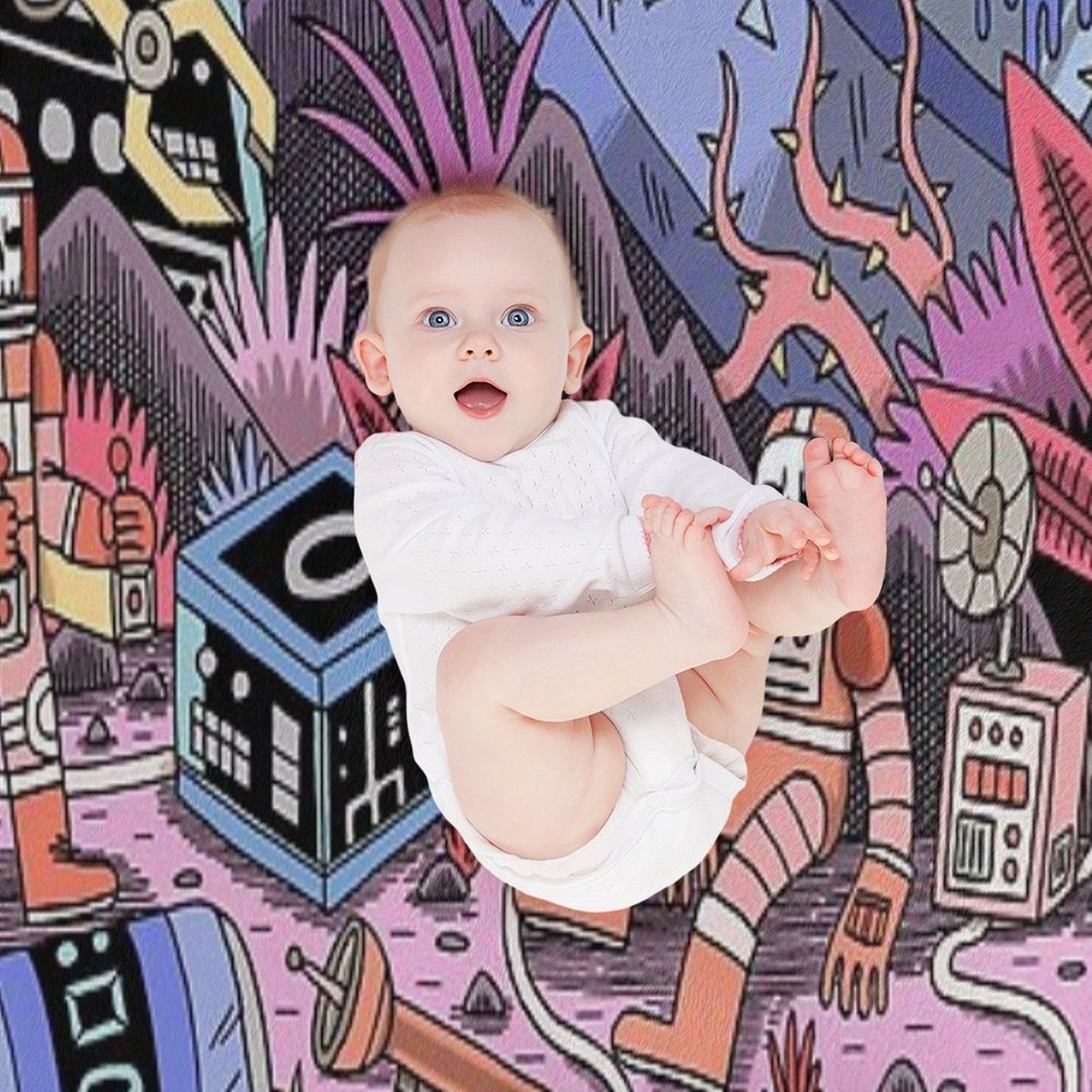 Chaos Lightweight Throw Blanket