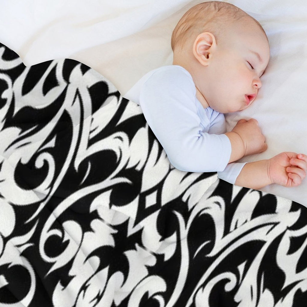 Baroque Wrinkle-free Throw Blanket