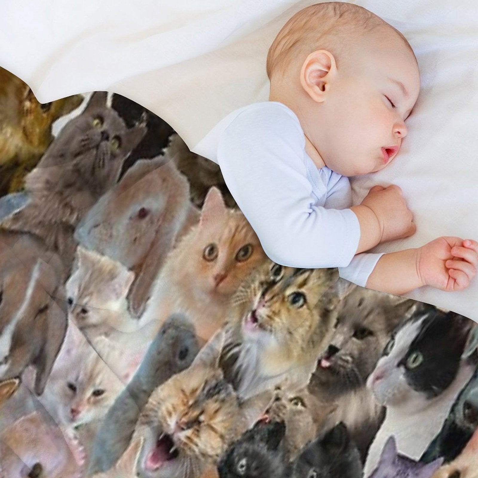 Animal Lover Pattern Eco-conscious Throw Blanket