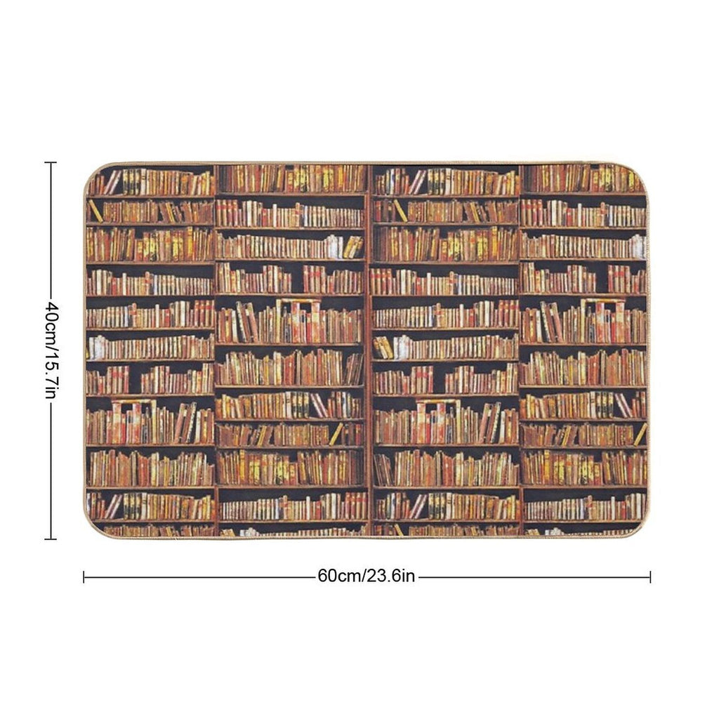Bibliophile  Fade-Resistant Bath Mat