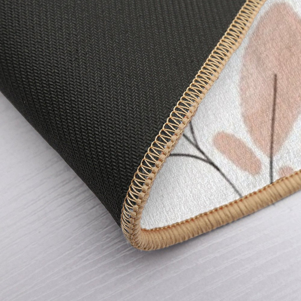 Peach Leaves  Eco-Friendly Bath Mat