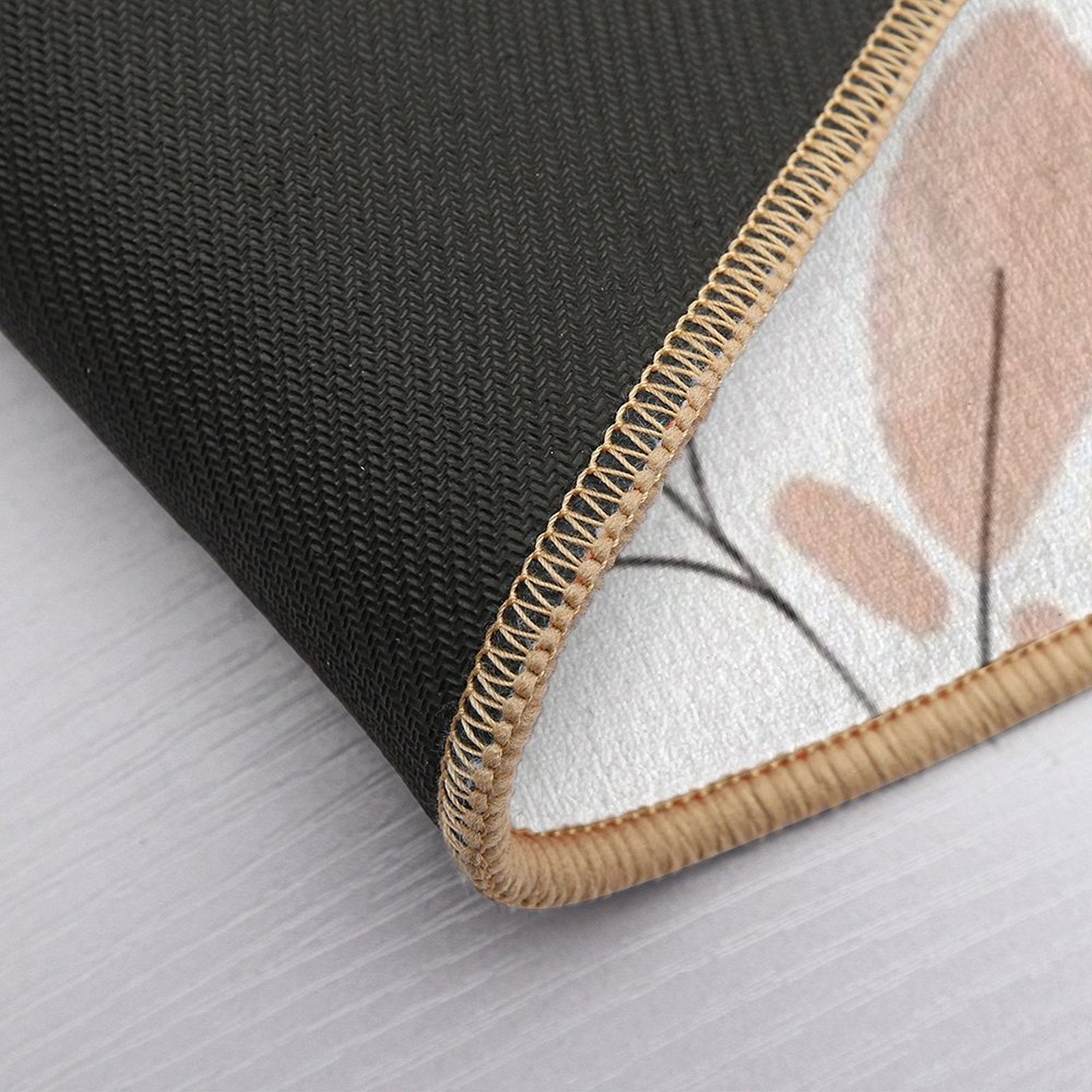 Peach Leaves  Eco-Friendly Bath Mat