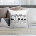 New Girl Soft Shrink-Resistant Throw Pillow