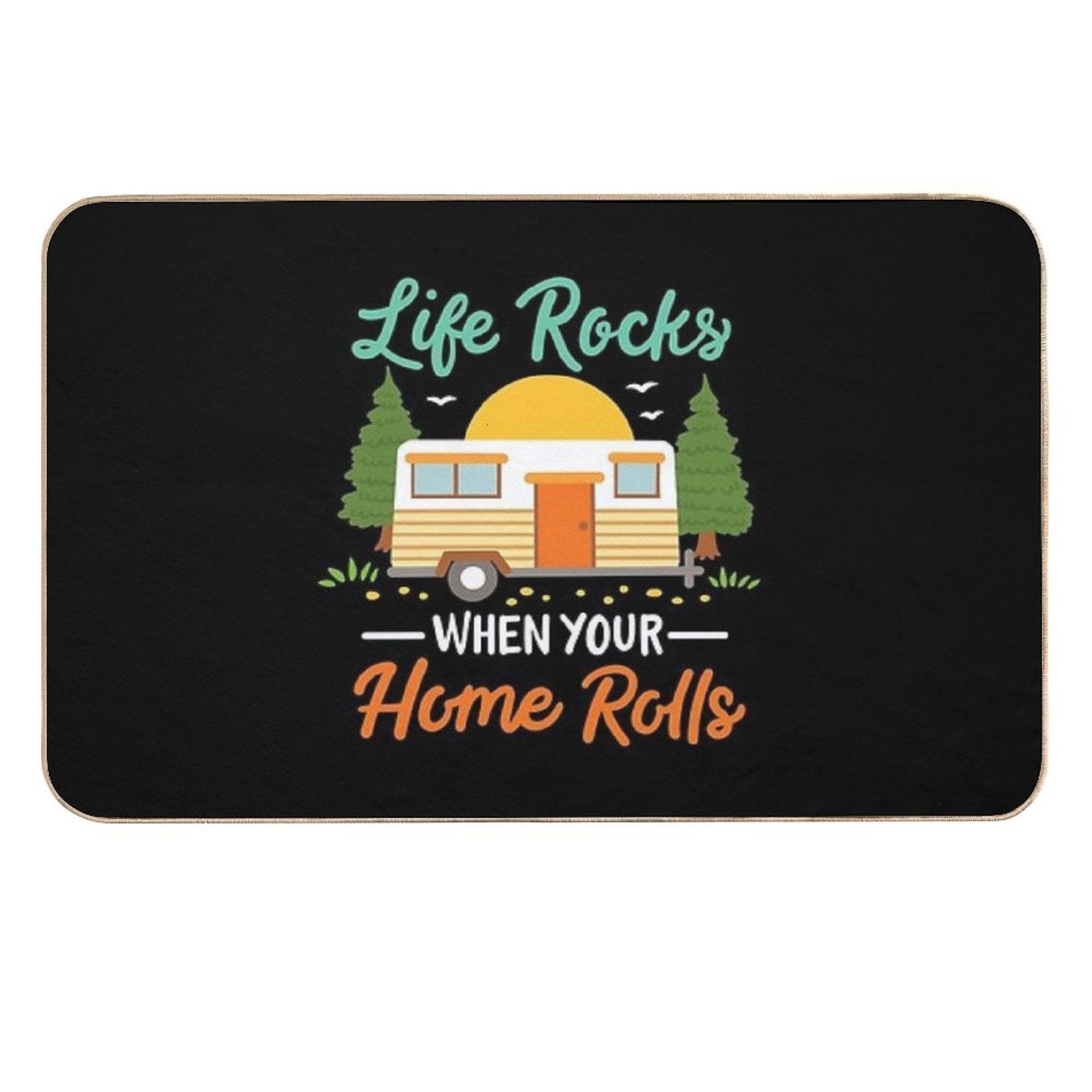 RV Camping RV Camper  Versatile Bath Mat
