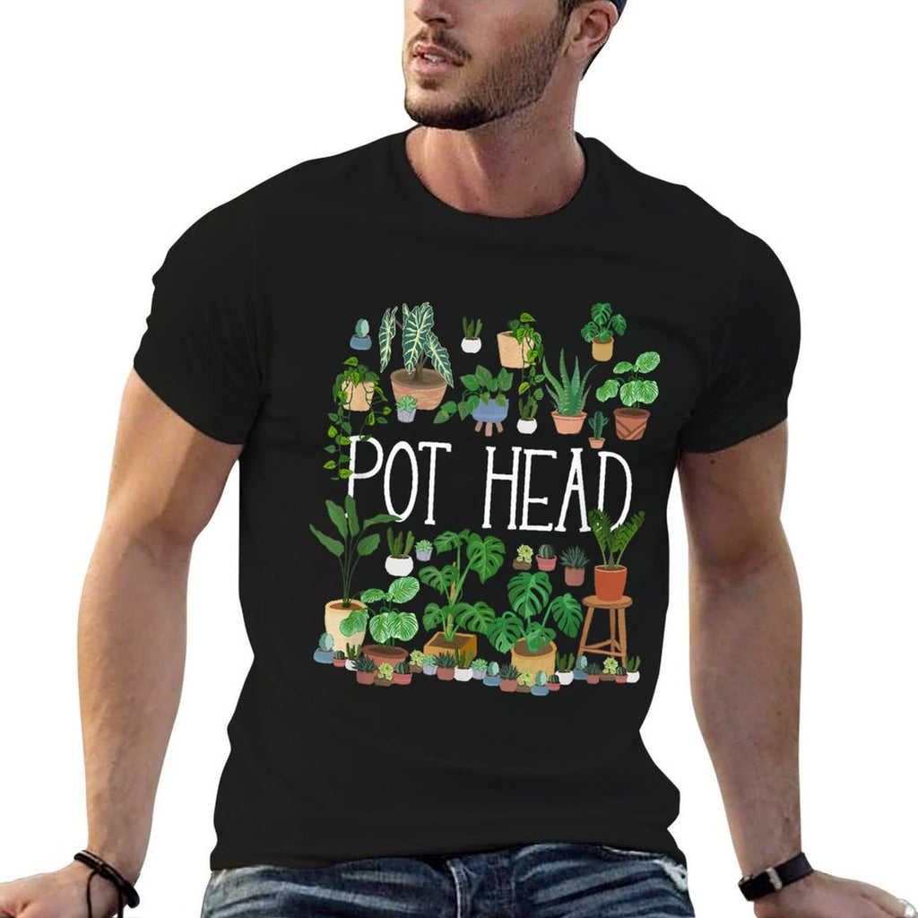 Gardening Potted Plant Lover Pot Head Gardener Garden  Affordable Price T-Shirt