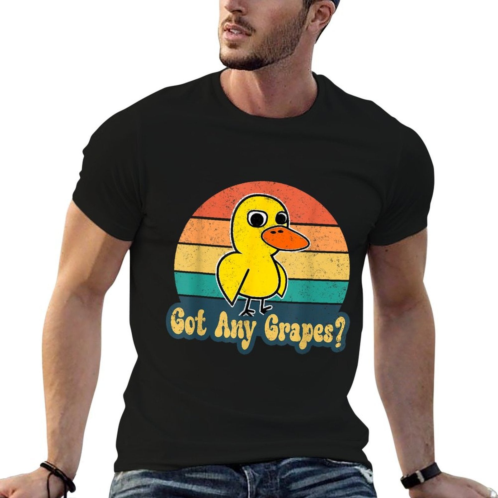 Got Any Grapes Millennial Cute Duck Song Duck Meme  Tagless Design T-Shirt