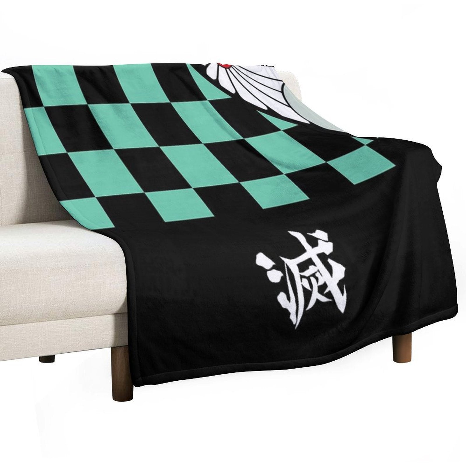 Demon Slayer Tanjiro Kamado Easy Care Throw Blanket