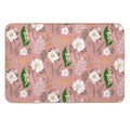 Garden Florals on Soft Pink.  Toxin-Free Bath Mat